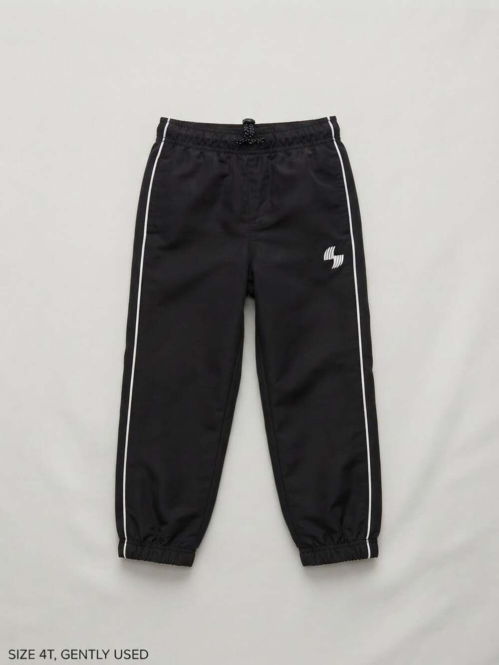 Youth  PLACE Sport Woven Wind Pants - BLACK 3T